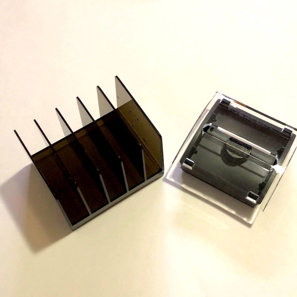 Office Supplies Collection mail Holder and Post it note up Holder